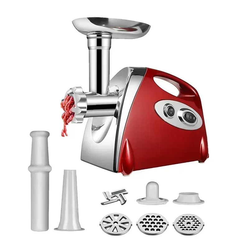 Electric Meat Grinder Powerful Heavy Duty Meat  Mincer filler Sausage Grinder Stainless Steel Food Processor Sausage Stuffer