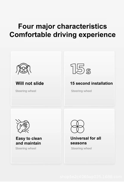 Suede Car Steering Wheel Cover Anti-Slip Protector Shell For Honda Mugen Power Civic Accords CRV Hrv Jazz CBR VTEC VFR Accessory