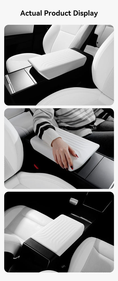 YZ  For Tesla Model Y YL Juniper Model 3 Highland TPE Armrest Cover Soft Case Center Arm Rest Pad Anti-scratch 2026 Accessories