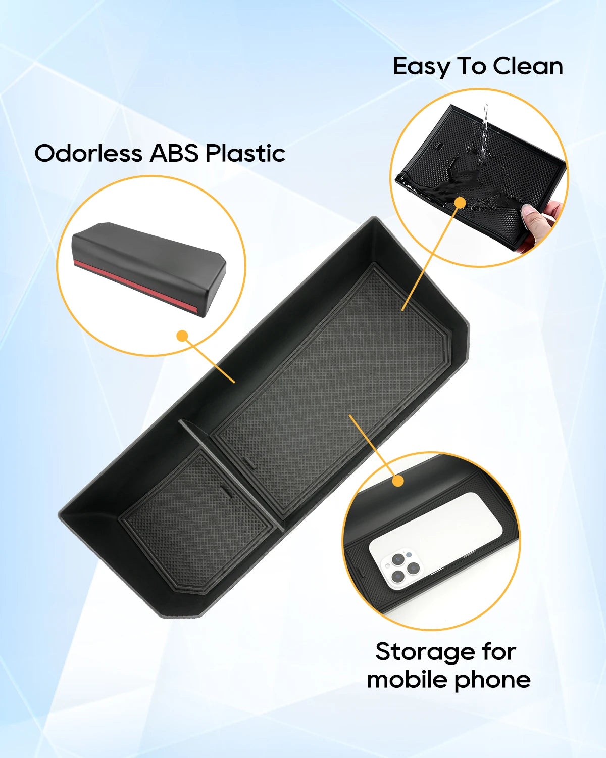LFOTPP for Toyota C-HR Hybrid 2024 2025 2026 LHD Car Centre Console Storage Box Car Centre Console Tray Toyota C-HR Accessories