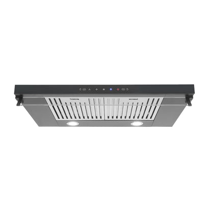 Smart Control under Cabinet Kitchen Range Hood with Adjustable Speed And LED Lights 75*49.5*14cm/29.53*19.49*5.51in US Standard