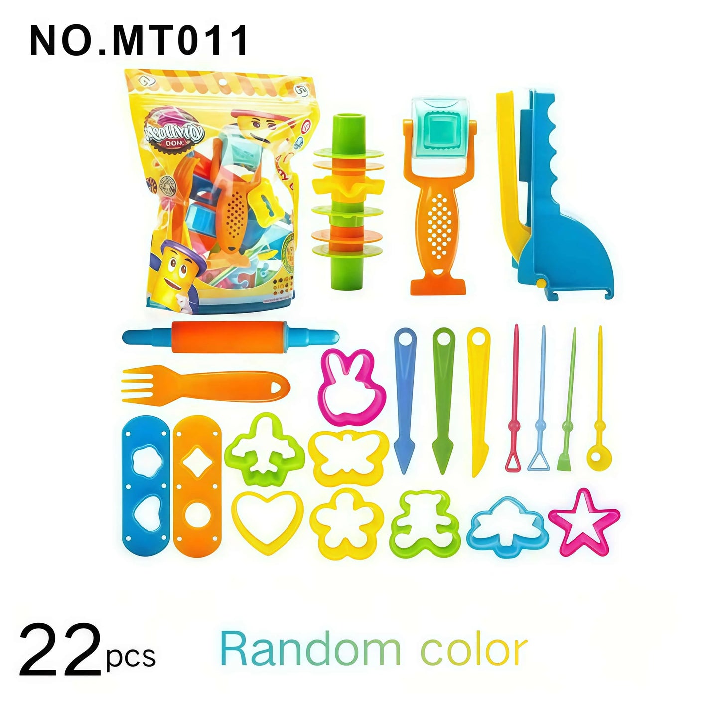 61Pcs Alphabet & Animal Play Dough Mold Set, Creative Clay Cutting Stamps for Learning & Craft, DIY Educational Tool for Parents