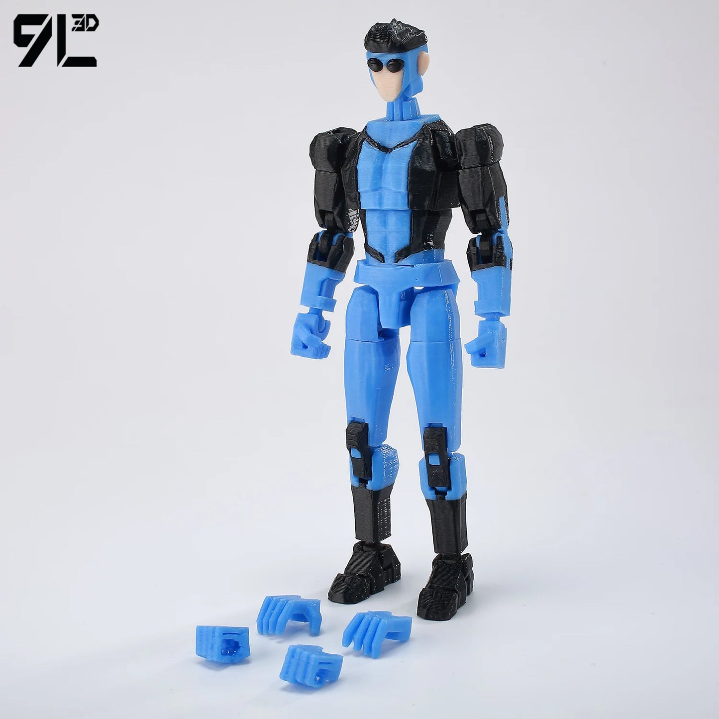 9L3D Printed Invincible Tech Jacket Toys Action Figures Titan13 T13 Dummy 13 Superheroes Multi-Jointed Movable Shapeshift Toys
