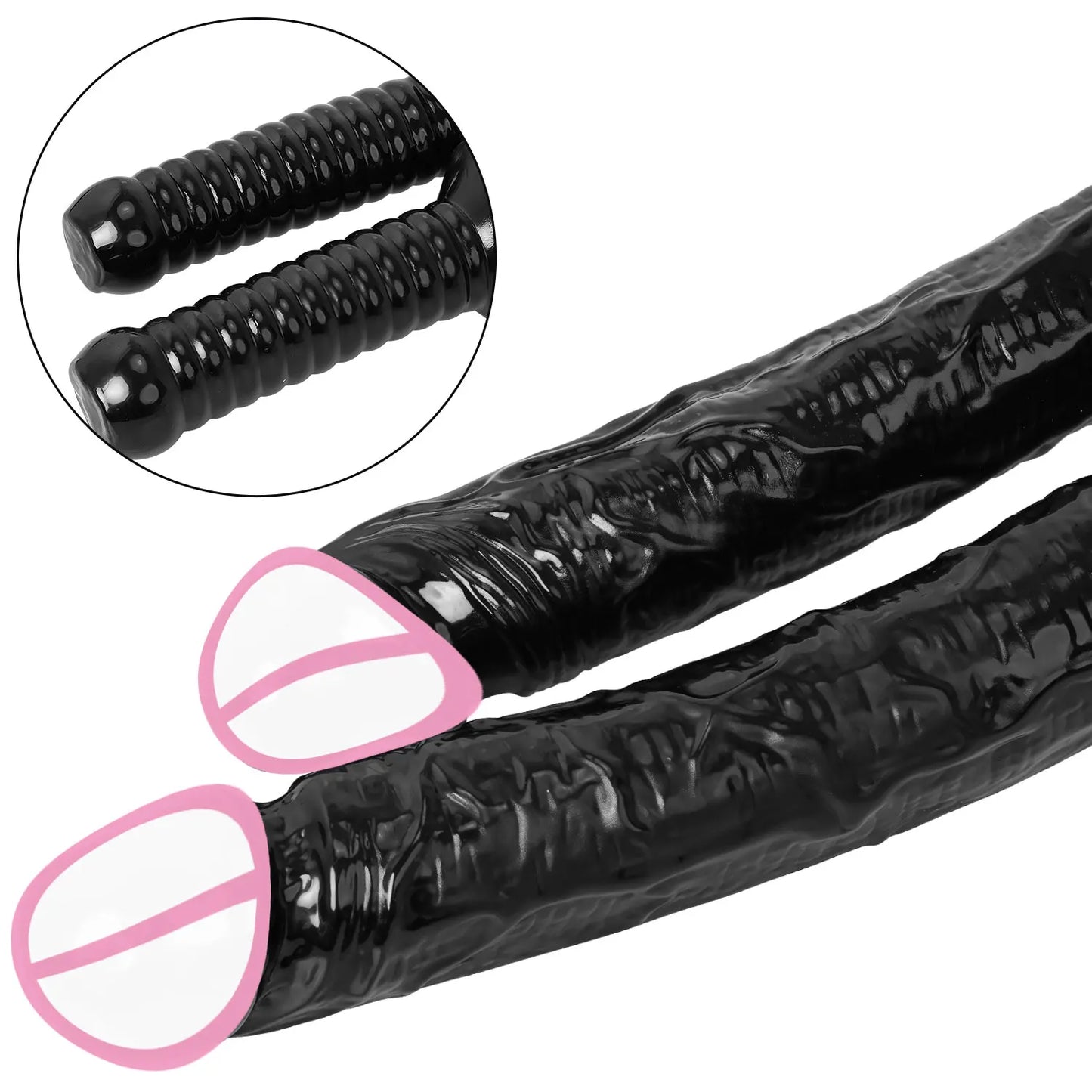 Long Double Ended Dildo for Women Realistic Penis for Couple Gay Sex Toys G-spot Flexible Anal Vagina Stimulator Lesbian Adult