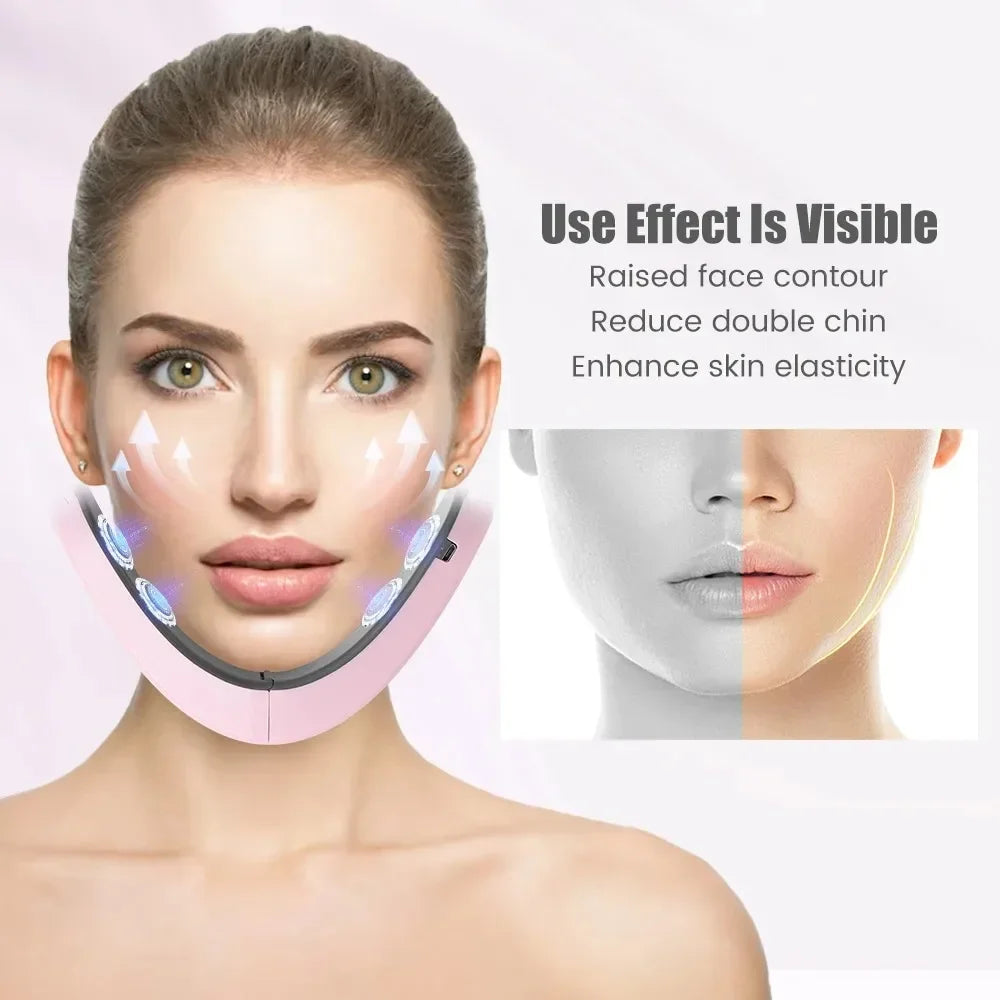 Electric V-face Device Micro-current Face Shaping Machine Face Lifting and Firming Slimming Artifact Intelligent Facial Massager