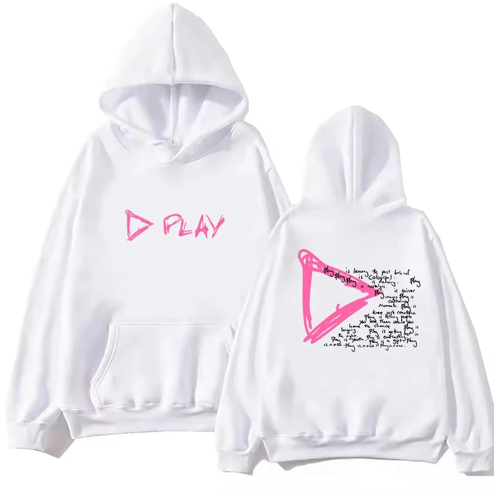 Ed Sheeran Play 2025 New Album Men Women Fashion Hoodie 2 Sided Harajuku Pullover Tops Sweatshirt Fans Gift