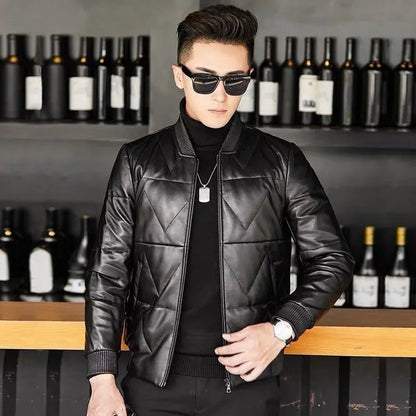 Men's Down Jacket Short Men's Cold Jacket Thick Warm Coats for Men Winter Winter Parkas for Men Stand-up Collar Men Parka