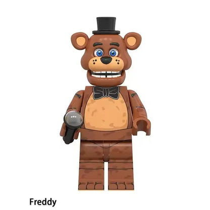 NEW FNAF Nights Game Figure Mini Figures Building BlocksSkeleton Thriller Toys gift kids toys mould king