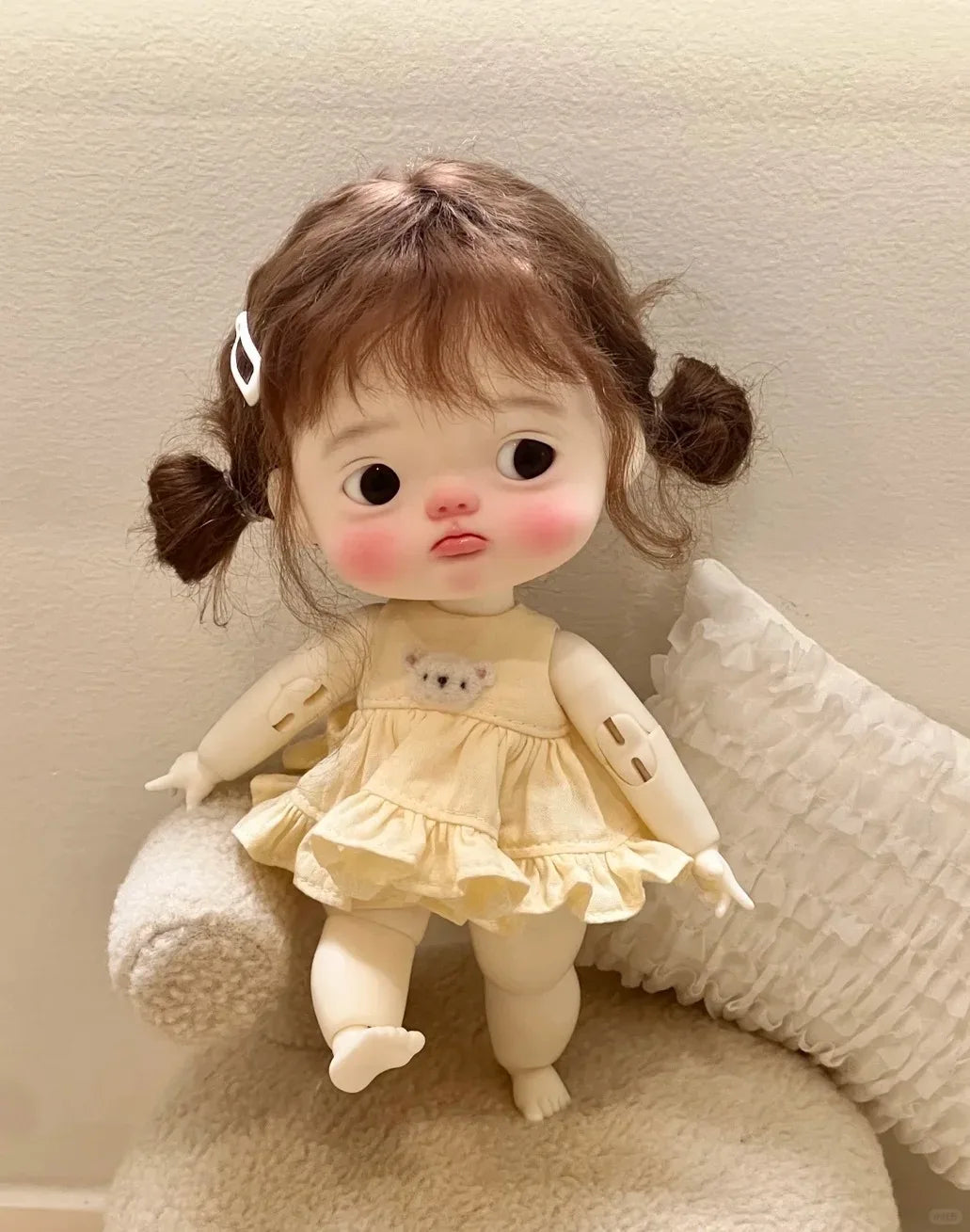 New bjd sd DOLL 1/12 Dianmei ob11 Dianbro 12.5cm Qbaby puppy Diandian Huhu body blythe ACGN anime resin free Shipping