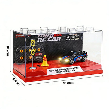 2026 Upgraded RC Car 1:64 Mini Alloy RC Drift Car Easy to Carry, 60mins Life.  Exquisite Gift Box An Ideal Toy Gift for Children
