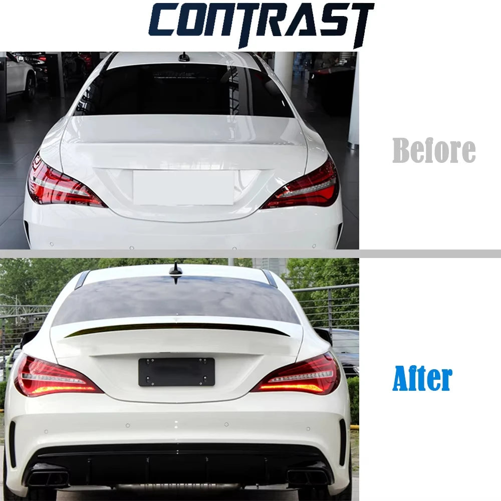 Rear Trunk Lid Car Spoiler Wing For Mercedes Benz CLA Class C117 C118 CLA200 CLA260 CLA45 AMG 2013-2023 Car Styling