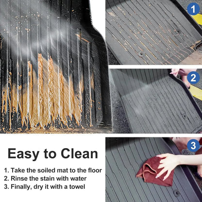 For BYD Shark Shark 6 2025 2024 RHD TPE Full Cover Floor Mats With Door Sill Protector, Floor Liners Cargo Liner Protection