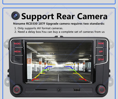 NONAME RCD330 Plus Carplay Car Radio Android Auto MIB Navigator Player 6RF035187F for VW Tiguan Golf 5 6 MK5 MK6 Passat Polo