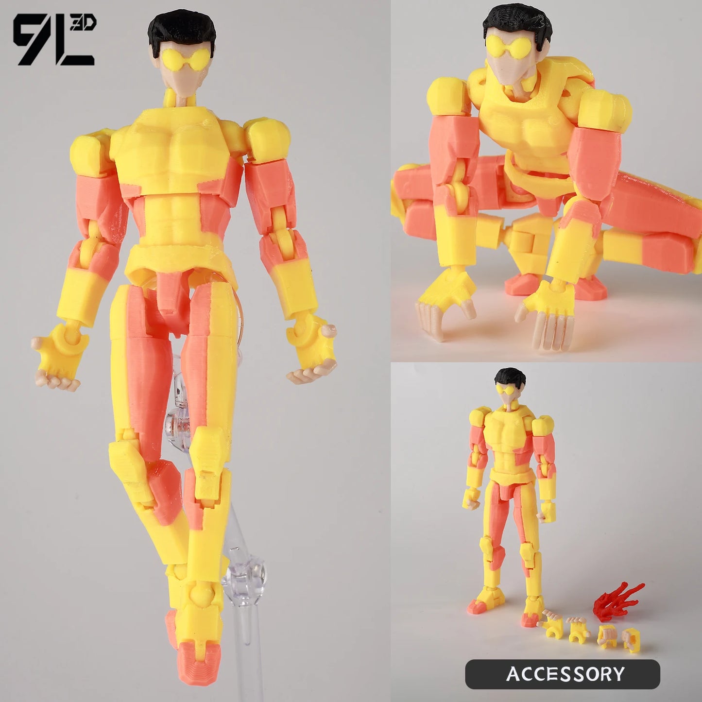 9L3D Printed Superheroes Invincible 2.0 Anime Multi-Jointed Shapeshift Toys Action Figures Mannequin Model Ornaments Gifts