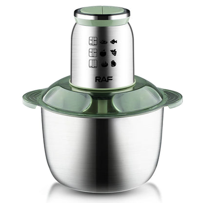 5L 1000W Electric Meat Grinder Stainless Steel Chopper Meat Mincer Blender Machine for Kitchen Food Processor Mixer 220V 다지기 분쇄기