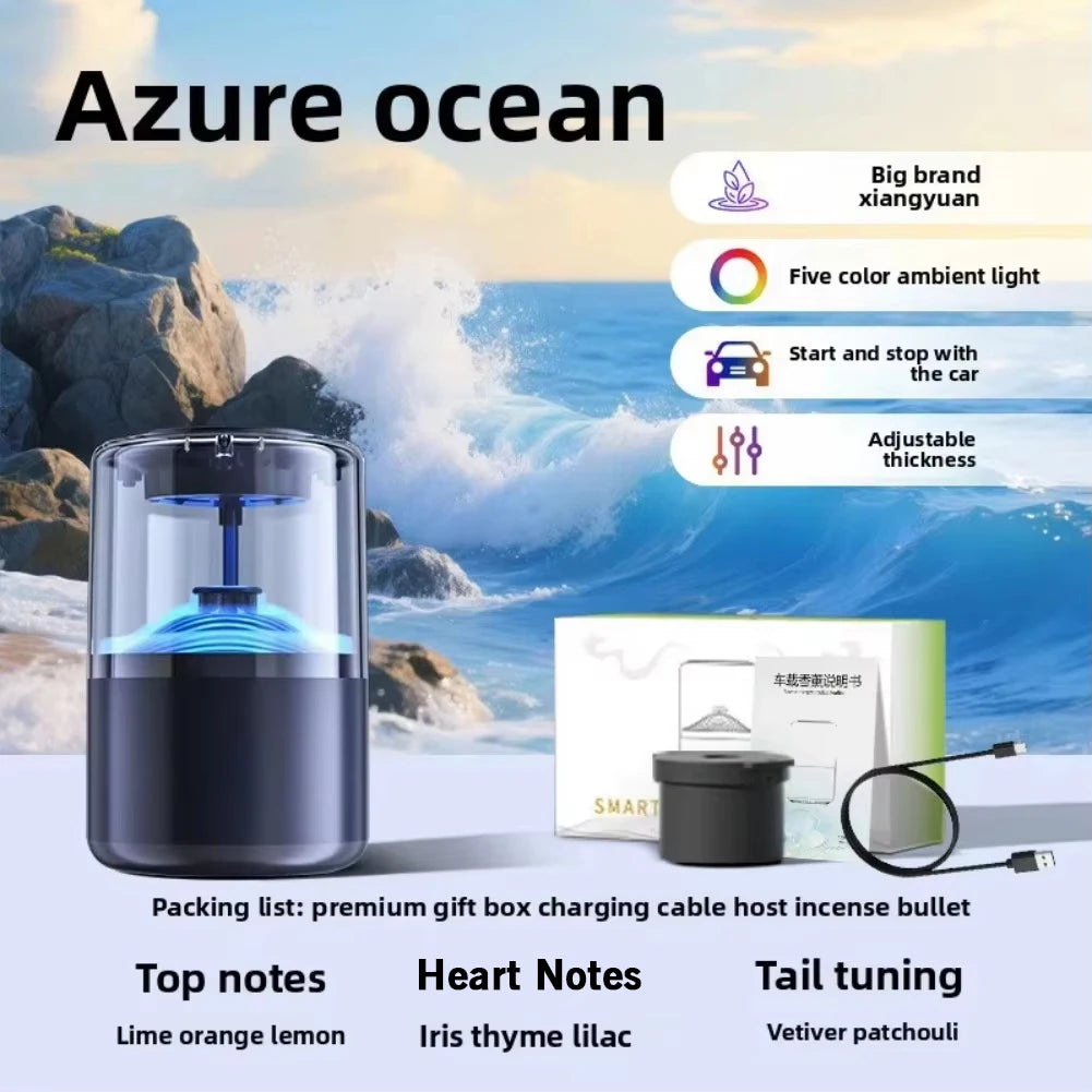 Car Aromatherapy Cloud Mist Machine Automatic Spray Premium Car Perfume Long-Lasting Fragrance High-End Vehicle Aromatherapy