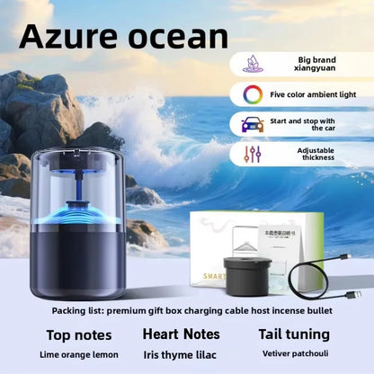 Car Aromatherapy Cloud Mist Machine Automatic Spray Premium Car Perfume Long-Lasting Fragrance High-End Vehicle Aromatherapy