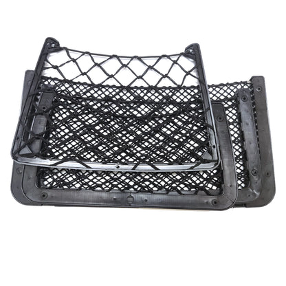 Black Multi Size Car Organizer Net Pocket Car Net Bag Phone Holder Rack Storage Mesh For Car Caravan Motorhome 42x21cm 36x18cm