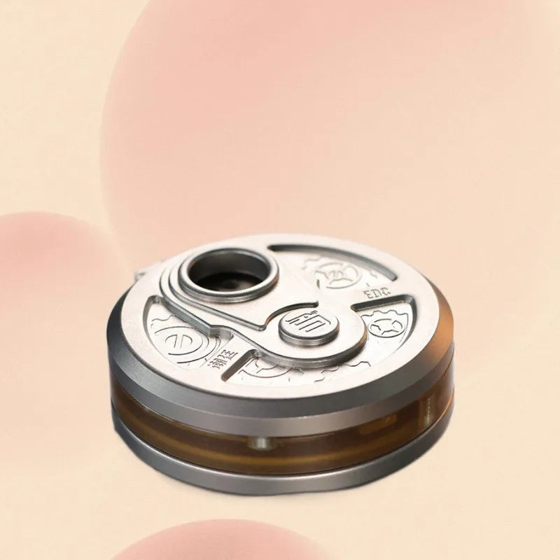 Metal EDC Fidget Toy Dice Coin Anti Anxiety Spinner Crisp Sound Metal Decompression Toy Stress Relief Hand Spinner Adults Toys