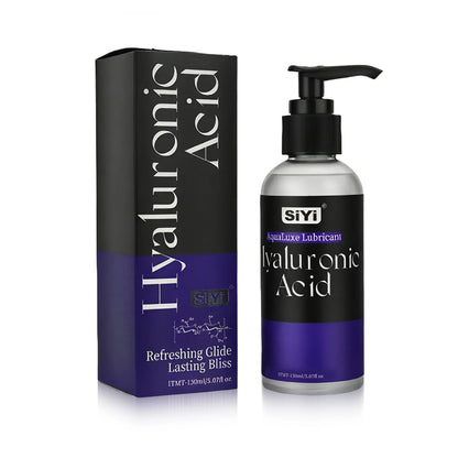 50ml/150ml Hyaluronic Acid Water-Based Lubricant – Non-Sticky, Condom-Safe, Gentle for Sensitive Skin for Couples Sex Lube