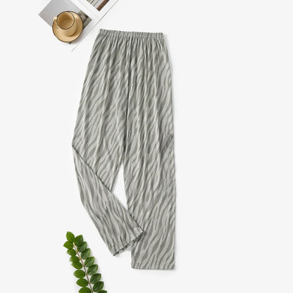 Pajama Pants Men's Pants Autumn and Winter 2025 New Loose Pants Printed Spring & Fall Home Pants