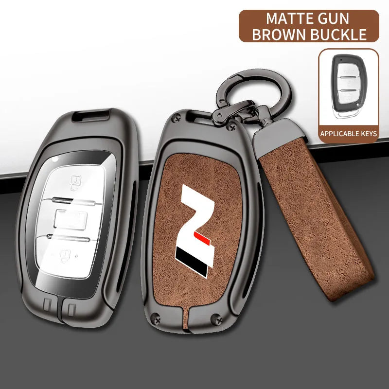 Modern High-End Hyundai Key Cover Suitable for N LINE N IX35 IX25 Tucson Sonata Car Key Case Luxury Design Vehicle Accessories