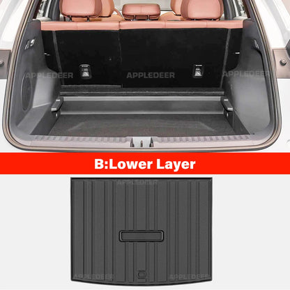 APPLEDEER For Geely EX5 / Galaxy E5 2024-2026 2025 TPE Trunk Mat All-Weather Non-Toxic Waterproof & Easy to Clean Cargo Liner