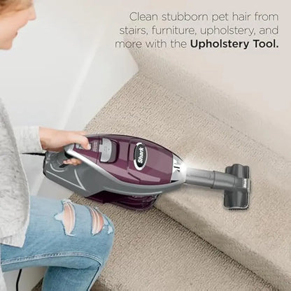 Shark Rocket Pet Plus | Corded Stick Vacuum Cleaner for Carpet, Rugs & Hard Floors | Lightweight Hand Vacuum for Pet Hair | LED