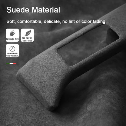 TOP Suede Car Interior Panel Trim Decoration For Great Wall WEY Tank 300 2021 2022 2023 Gear Shift Cover Modification Accessory