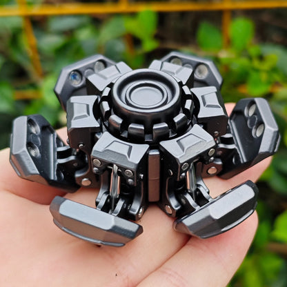 Ancient Iron Open Armor Linkage Fidget Spinner EDC Fidget Sliders Fidget Toys Stress Relief Anti-Anxiety Toy For Adults ADHD