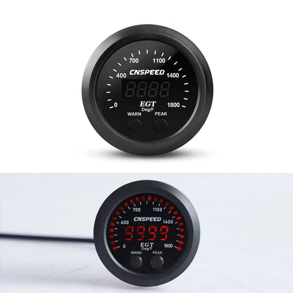 Auto Meter 2'' 55MM Ultra-Thin Car Exhaust Meter Fuel Pressure Gauge Water Temperature Gauge Booster Gauge Voltmeter