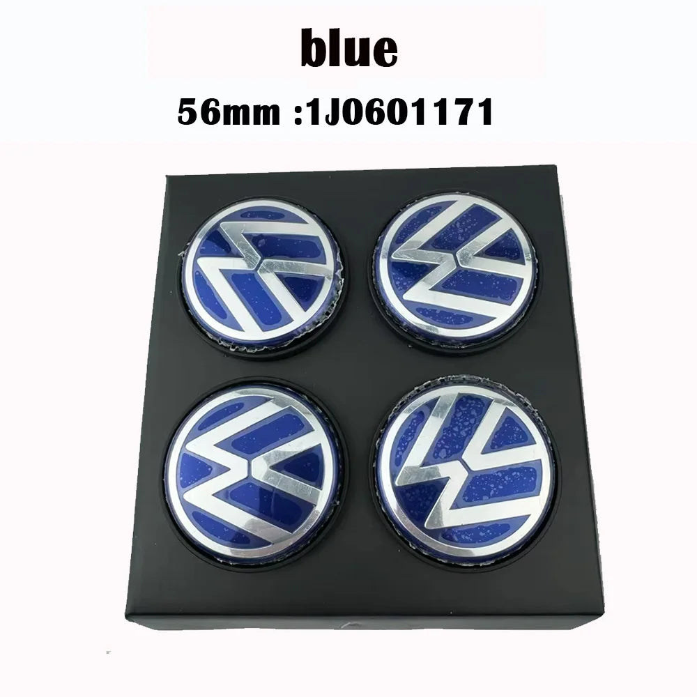 4pcs 56mm 65mm VW floating Car Wheel Center Caps Hubcap Cover for VW Jetta MK5 Golf Passat styling CC Golf 3B7601171 1J0601171