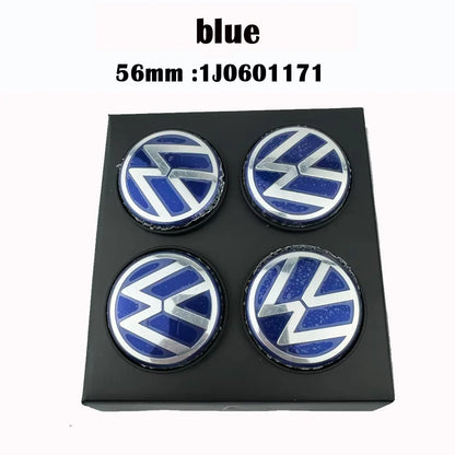 4pcs 56mm 65mm VW floating Car Wheel Center Caps Hubcap Cover for VW Jetta MK5 Golf Passat styling CC Golf 3B7601171 1J0601171
