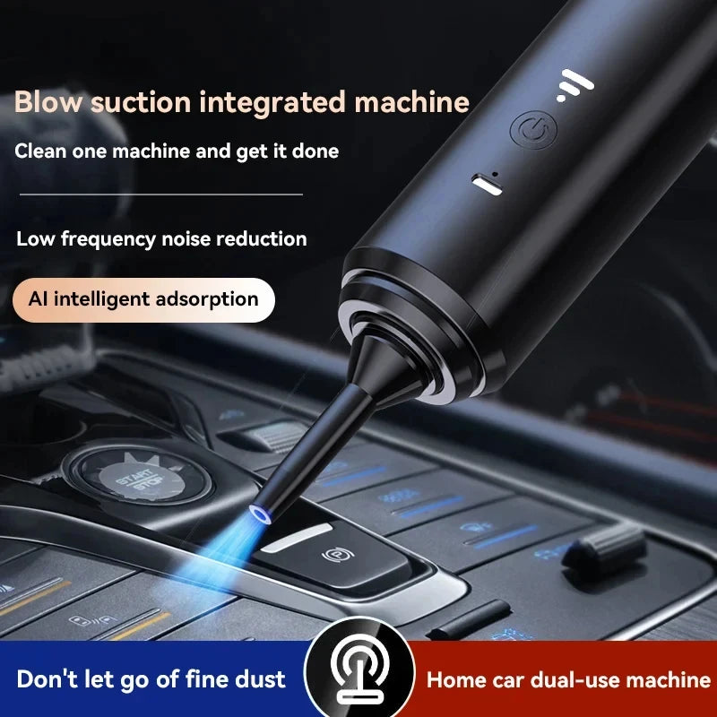 2026 New Powerful Vacuum Cleaner With No Dead Angle Smart Home Inflatable Cordless Handheld Vacuum Suction