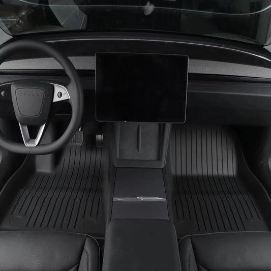 For Tesla Model 3 Highland 2026 2025 2024  TPE Floor Car Mat Trunk Mat, Waterproof,Weather-resistant,Full 6pcs Set