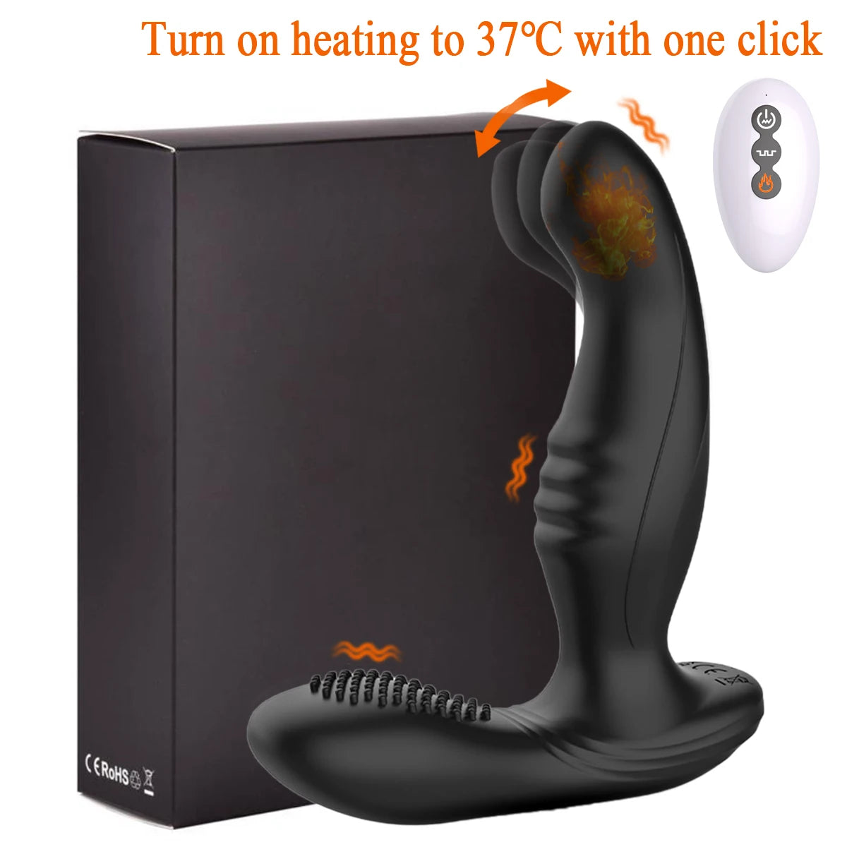10 Wiggling Anal Plug Butt Plug Prostate Massager Male Sex Toys for Men Sex Toy Anal Vibrator Adult Toys Anal Dildo for Couples