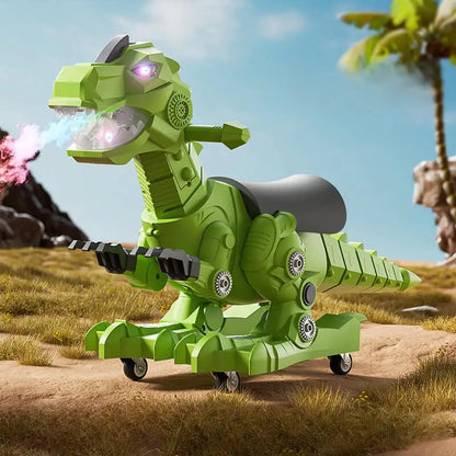 Toddler Dinosaur Ride On Car Baby Sliding Walker Balance Car Indoor Outdoor Riding Toy Dino Birthday Gift for Boys Girls