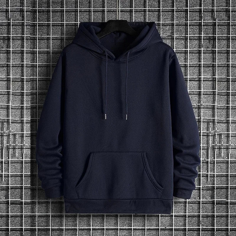 2026 New in Men's Sportswear Solid Color Hoodie + Sweatpants Urban Casual Fashion Tracksuit Fall/winter Comfort Warm Soft Outfit