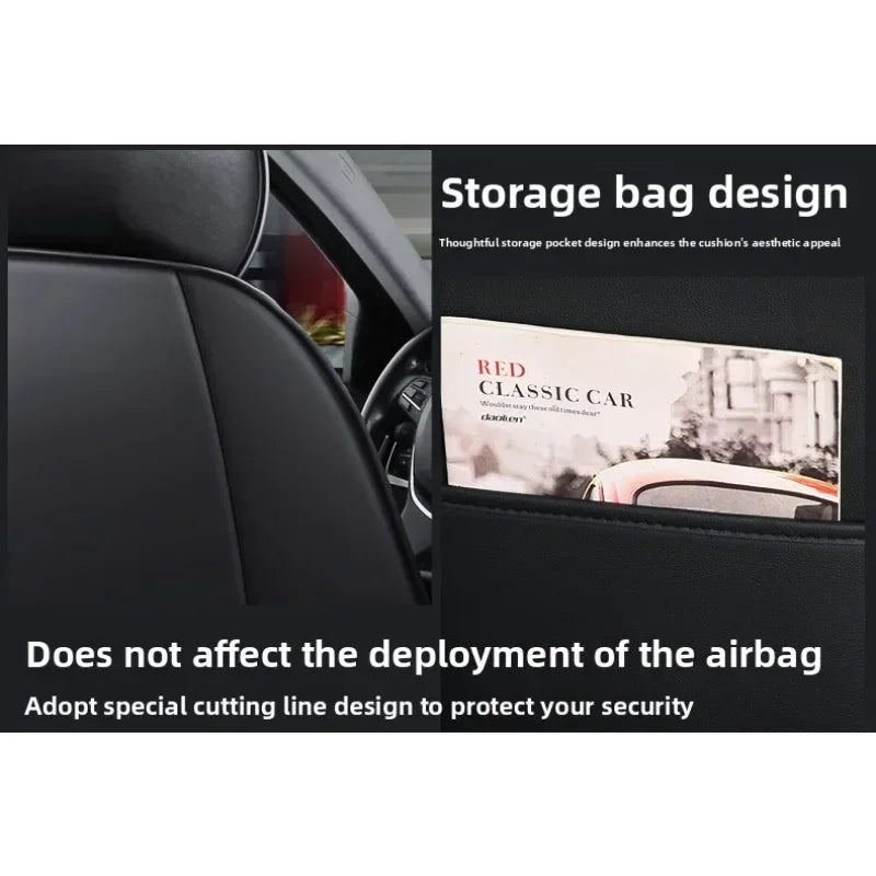 Full Coverage Pu Leather Car Seat Covers for BYD ATTO 3 Dolphin Seal Song PLUS Ora 03 Pro Sea Lion 07 Car Accessories