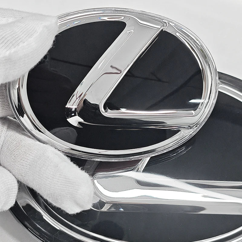 3D Front Grille Emblem Rear Trunk Badge Replacement Sticker for Lexus GS GX IS LS LX NX RX RX270 Ct200h IS250 ES 220D IS300