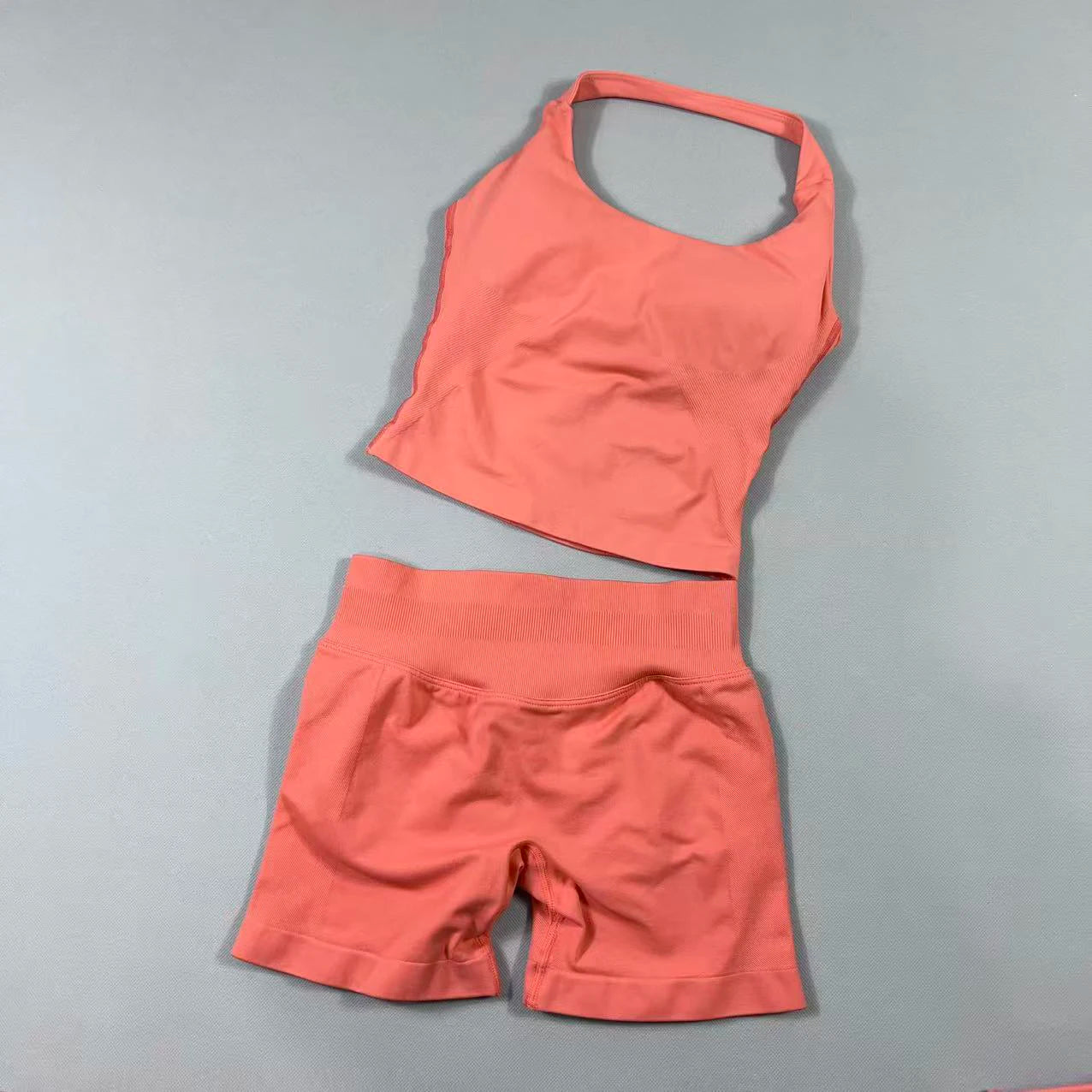 2 Pieces Sportswear Women Yoga Set Gym Clothes Sportswear Yoga Suits High Waist Scrunch Fitness Tracksuits  Pilates Set