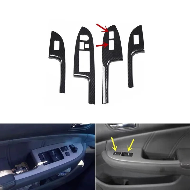 For Honda Accord CL9 2004 2005 2006 2007 US Version Plastic Decoration Accessories Interior Trims Stickers