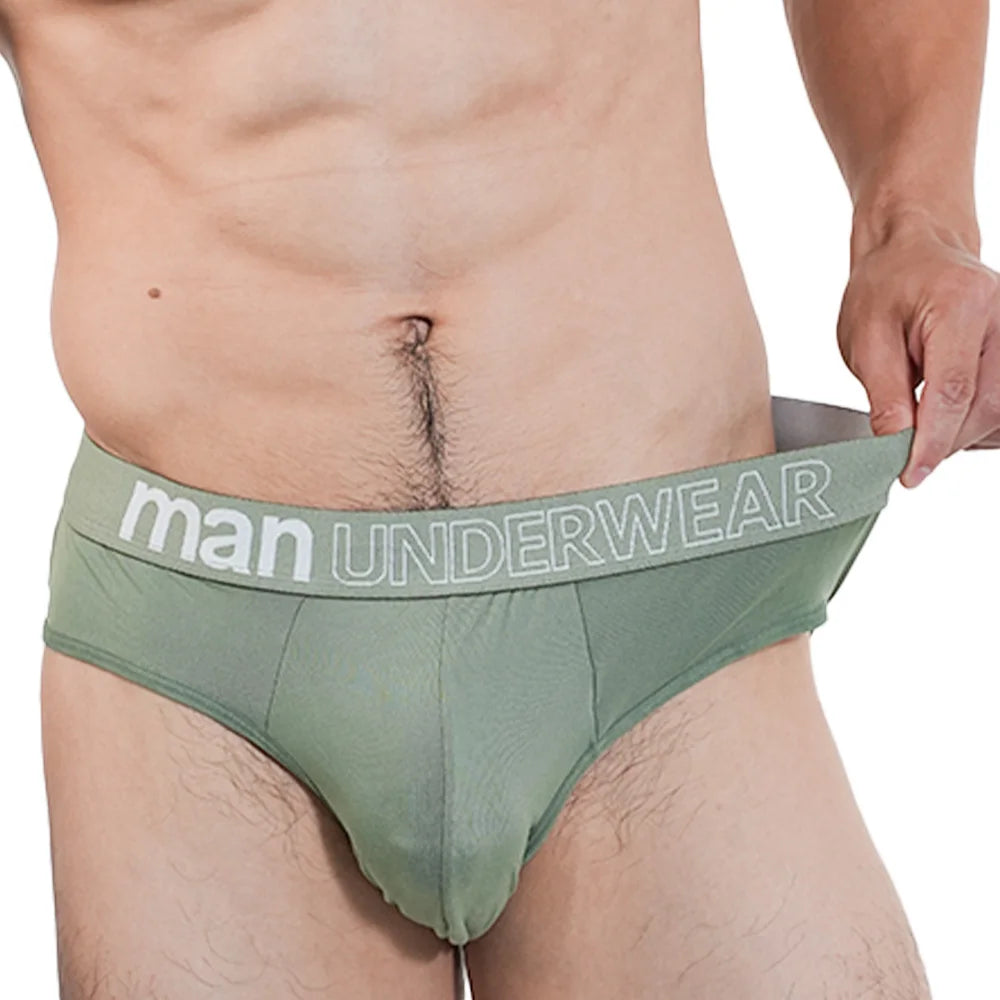 6Pcs Men‘s Large Briefs Mens Comfortable Underpants Man Sexy Gifts Underwear Breathable Triangle Panties Para Hombres 2025 New