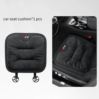 Car Seat CushionFor Audi TT Warm Flannel Thick Plush Universal Rear Seat Backrest Protector Cover