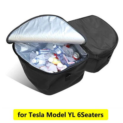 For Tesl Model 3 Y YL Juniper Highland 2025-2020 2026 Frunk Cooler Organizer Insulation Bag Front Trunk Storage Outdoor