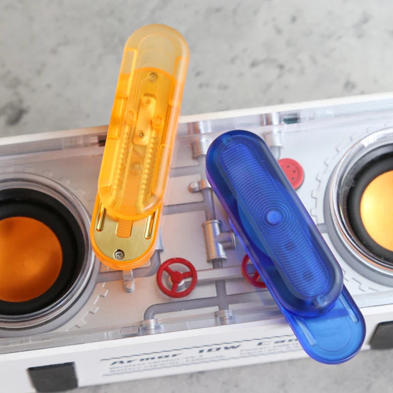 PMMA Mechanical Push Fidget Slider Stress Relief EDC Fidget Toy ADHD Concentration Toy Idea Office Relaxation Gadget Adult Gift
