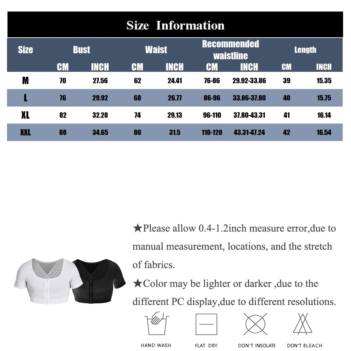 Men Chest Binder Gynecomastia Compression Vest For Post Surgery Breathable Buckle Underwear Tank Top Breast Reduction Shapewear