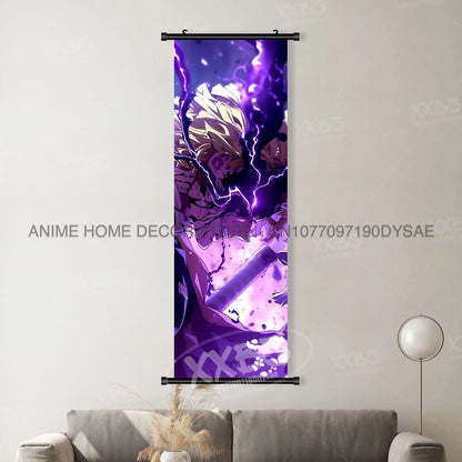 Anime Demon Slayer: Kimetsu No Yaiba Figures Poster Canvas Print Hanging Painting Wall Art Scrolls Picture Home Decoration Mural