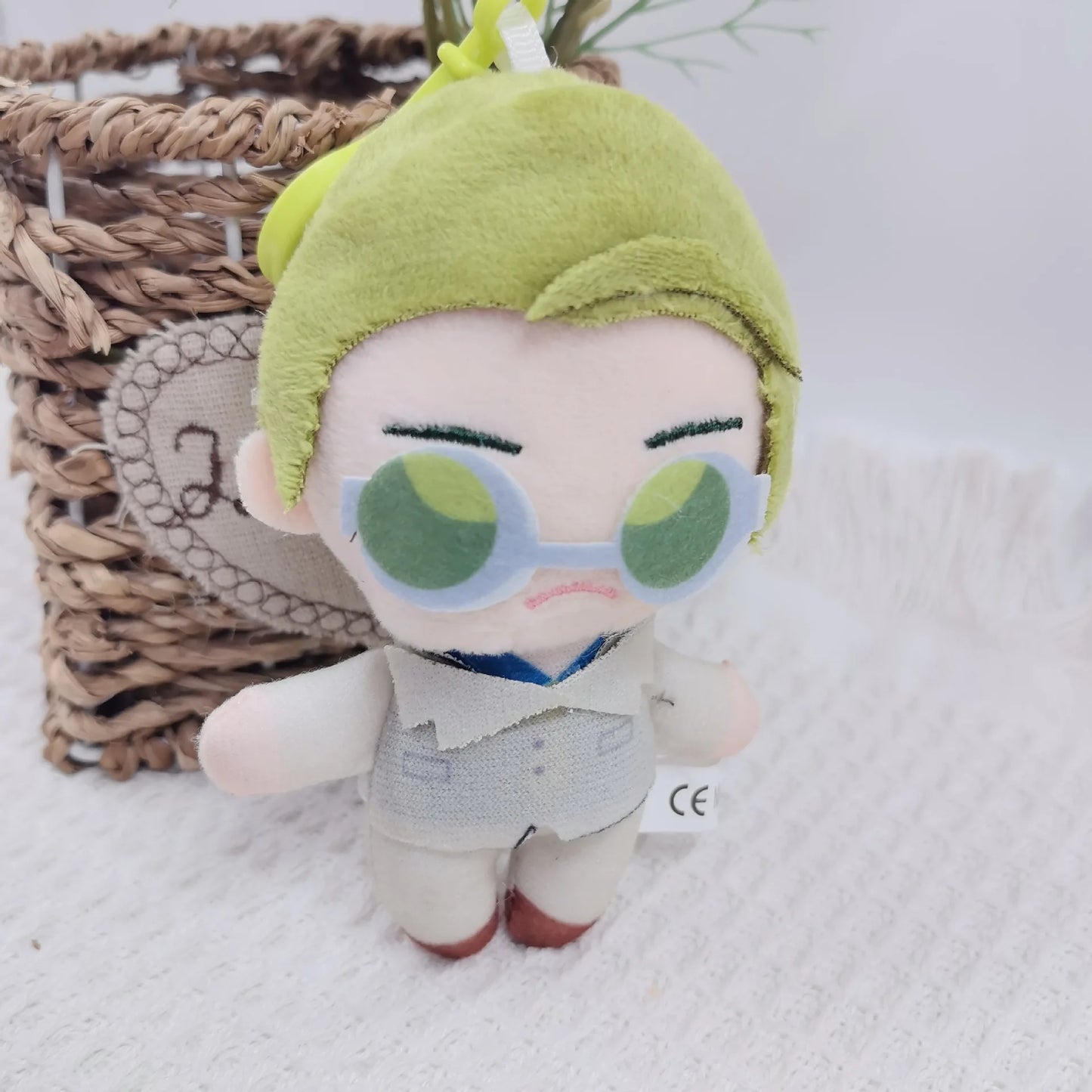 Jujutsu Kaisen Gojo Itadori Plush Keychain Anime Character Bag Charm Q-Style Stuffed Toy Pendant Gift for Boys Girls Collection