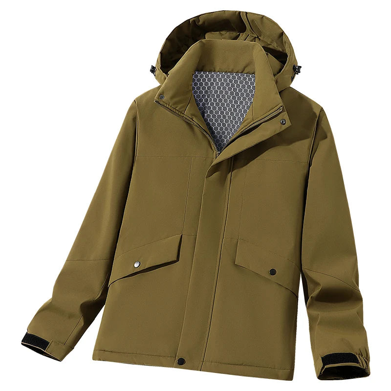 Unisex Couple Three Proof Outdoor Ski Mountaineering Cotton Coat Windproof Waterproof Cold Resistant High Quality Thermal Hooded